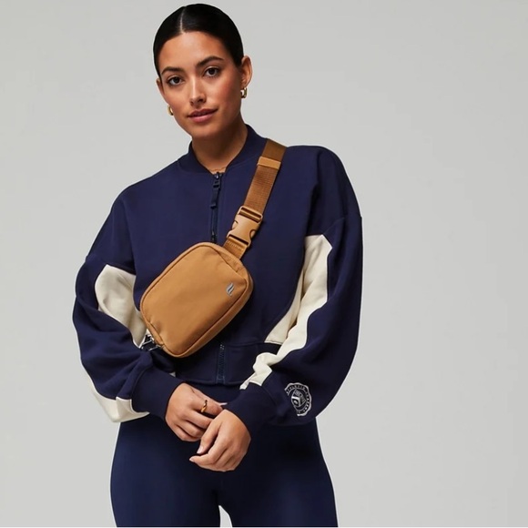 Fabletics Year Round Terry Bomber - Picture 4 of 8